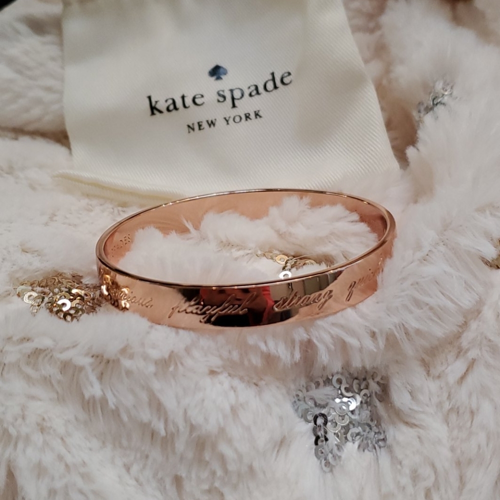 Rose gold Kate spade ♠️  bangle